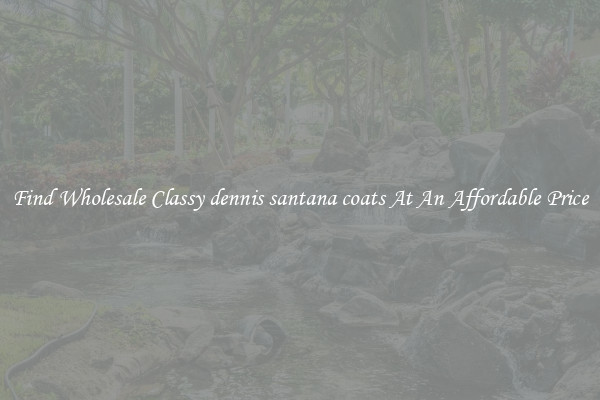Find Wholesale Classy dennis santana coats At An Affordable Price