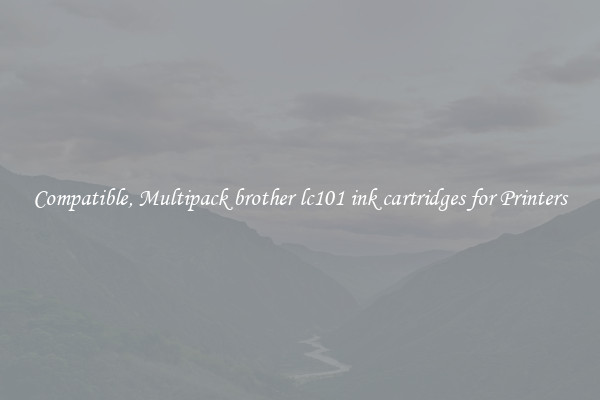 Compatible, Multipack brother lc101 ink cartridges for Printers