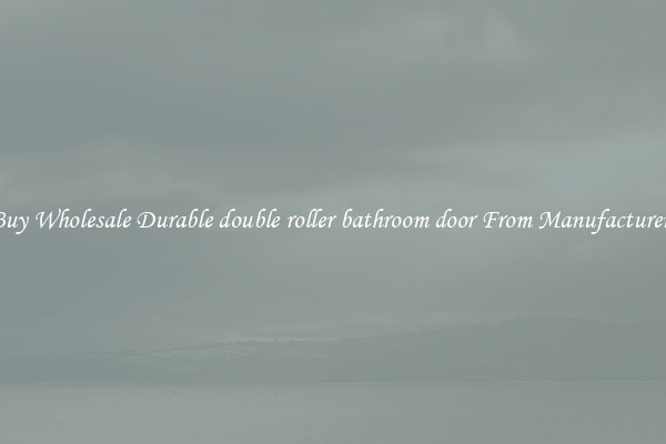 Buy Wholesale Durable double roller bathroom door From Manufacturers