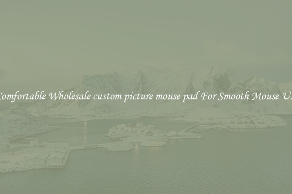Comfortable Wholesale custom picture mouse pad For Smooth Mouse Use