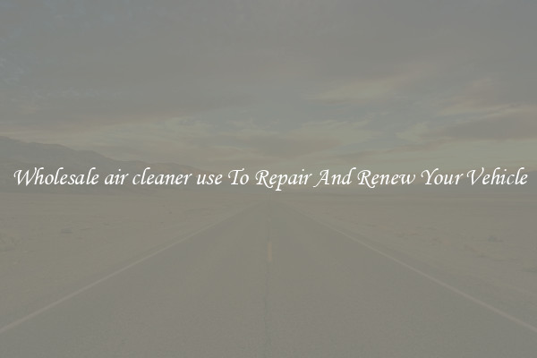 Wholesale air cleaner use To Repair And Renew Your Vehicle