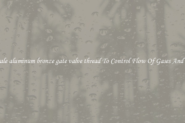 Wholesale aluminum bronze gate valve thread To Control Flow Of Gases And Liquids