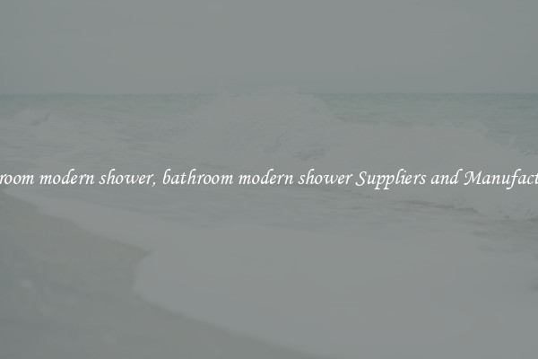 bathroom modern shower, bathroom modern shower Suppliers and Manufacturers