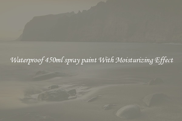 Waterproof 450ml spray paint With Moisturizing Effect